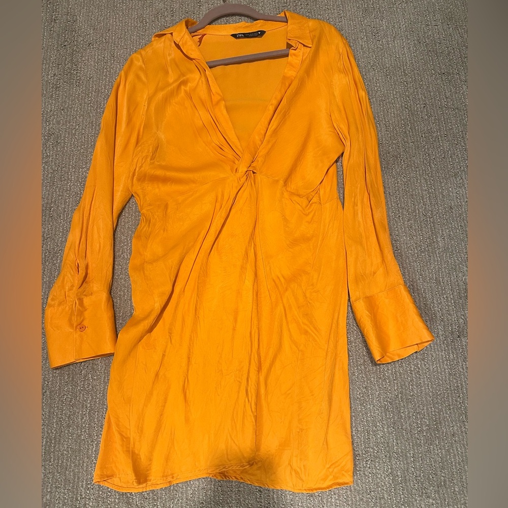 Zara Satin Mini Dress
